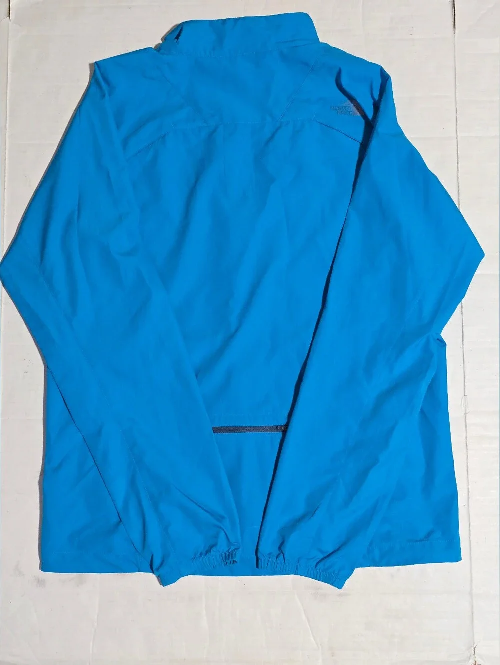 The North Face Mens Blue Full Zip Windbreaker Jacket Size Medium